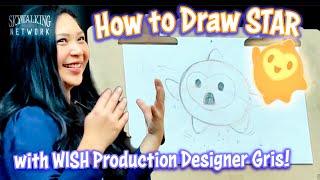 How to Draw "Star" from WISH, with Disney Animation Production Designer Gris Sastrawinata-Lemay