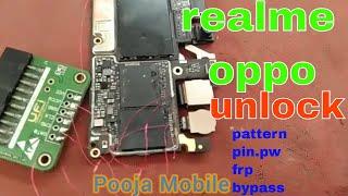 realme 2 unlock eg method by ufi box 2021 unlock oppo/realme qualcom cpu isp unlcok pattern frp pm