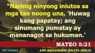 Magandang Balita Biblia - Mateo 5