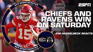 NFL Saturday Reaction with Tim Hasselbeck  Chiefs & Ravens win in Week 16 | SC with SVP