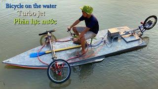 Make a car that can run underwater using an electric motor