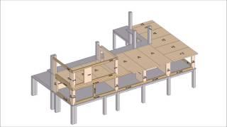 Structura CLT Suceava etape montaj