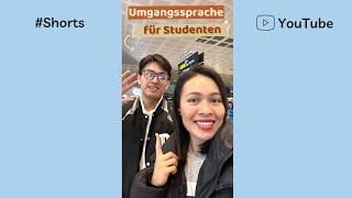Umgangssprache für Studenten! Deutsch lernen A2 B1 B2 - Học tiếng Đức nhanh đơn giản #Shorts