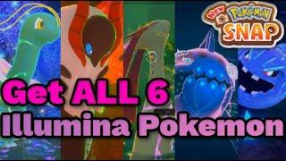 How To Get ALL 6 Illumina Pokémon In New Pokémon Snap!!!