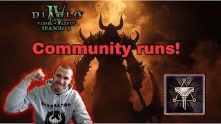 Community runs !join !build !join Gold Giveaway! !Festival !SPIRITBORN #diablopartner