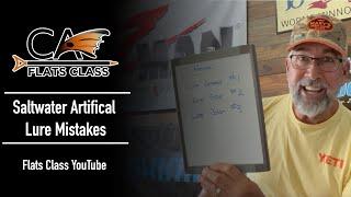 Saltwater Artificial Lure Mistakes - Flats Class YouTube