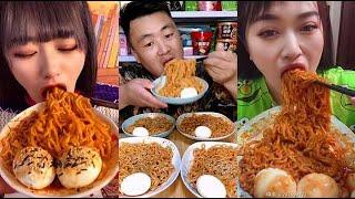 MUKBANG - Chinese Noodles Fast Eating Challenge