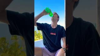 TikTok Challenge: Chugging a full bottle of sprite or 7up without burping! 🫧 #tiktokchallenge