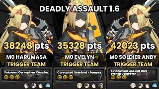Deadly Assault ZZZ | Trigger Harumasa Astra x Evelyn x Soldier Anby | 9-Star | Zenless Zone Zero 1.6