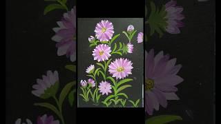 Easy flower painting ll acrylic flowers art