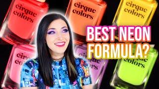 Cirque Colors Vice 2023 Summer Neon Nail Polish Collection Swatches || KELLI MARISSA