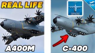 TFS VS REAL LIFE: FULL COMPARISON | Turboprop Flight Simulator