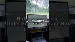 Unboxing Tesla Model 3/Y Hidden Magnetic Under Screen Storage Box