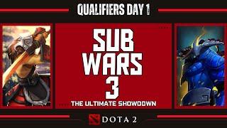 SUB WARS 3 - THE ULTIMATE SHOWDOWN | QUALIFIERS | Day 1