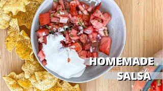 The Best Basic Beginner Friendly Pico De Gallo Homemade Restaurant Style Salsa That ANYONE Can Make!