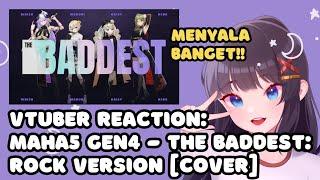 VTuber ID Reacts to ' KDA - The Baddest: Rock version ( GEN 4 Edition )【MAHA5】'