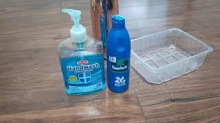 making home made sanitiser/easy /viche the diamonds#