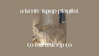 a playlist to cure your insomnia ﹥*:ꔫ:*+ﾟa chill krnb/rnb/kpop playlist