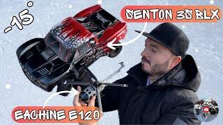 Action im Schnee! Arrma Senton 3S BLX & Eachine E120 bei -15° ausprobiert!