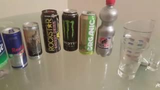 Jager Bombs with different types of energy drinks + Bonus Energy mix at the End