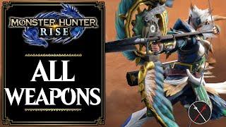 Monster Hunter Rise WEAPONS TREES! All Long Swords, Great Swords, Charge Blades, etc for MHR