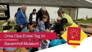 Ein Tag im Bauernhof-Museum: Was Großeltern und ihre Enkel dort gemeinsam erleben können