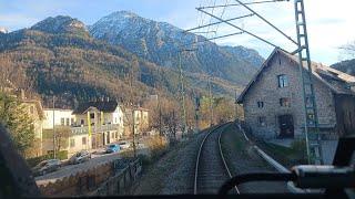 Führerstandsmitfahrt auf der br101 im RE42(IC2083) von Freilassing nach Berchtesgaden