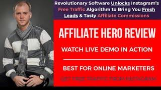 Affiliate HERO review and Custom Bonuses: Instagram Automation