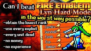 Using EVERY exploit to complete FE7 Lyn mode with the worst possible score and minimum possible rank