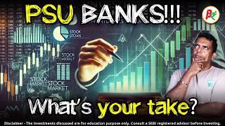 Planning to invest in PSU BANKS? !!! Do you take advice in investing? |Vinod Srinivasan|