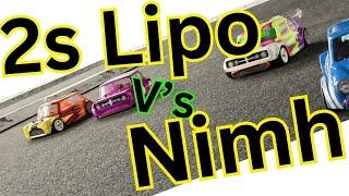 2's Lipo Vs Mardave Nimh (Close Racing Action)