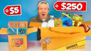 Buying $5 vs $250 Live Sea Creature Mystery Boxes