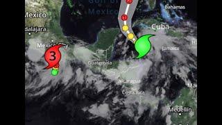HURACAN "JHON" CATEGORÍA 3 EN VIVO CON "EL CAZAHURACANES" DAVID CAMPOS.