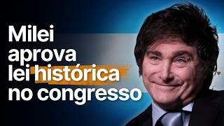 Inflação em queda e maior vitória política do governo Milei