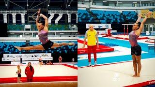 Rebeca Andrade  - Beam Podium Training - Brazilian Trophy 2024