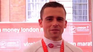 Joshua Griffiths following 2017 Virgin Money London Marathon