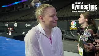 Jade Carey Podium Training Interview | 2023 Core Hydration Classic