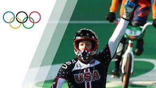 The USA's Fields takes gold in Men's BMX