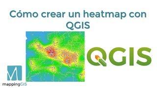 Cómo crear un mapa de calor o heatmap con QGIS