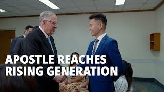 In Manila, Philippines, Elder Neil L. Andersen Reaches the Rising Generation