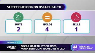 Oscar Health names Mark Bertolini as new CEO, stock rises