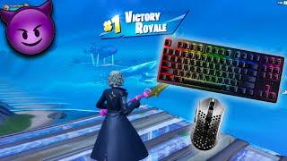 Razer Huntsman V2 TKL Fortnite Keyboard ASMR  Solo Squads Gameplay 240FPS