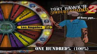 Tony Hawk's Underground 2 100% Speedrun in 1:45:28 [WR 6/11/24]