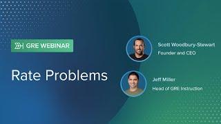 GRE Rate Problems Webinar | Target Test Prep