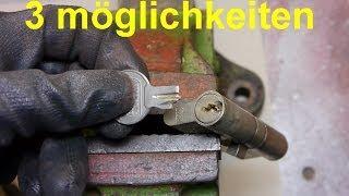 Schlüssel abgebrochen 3 Möglichkeiten Anleitung - Key canceled