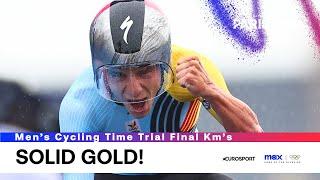 Total Dominance  | Men's Cycling Time Trial Final Km's | Paris 2024 Olympics | #Paris2024
