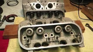 VW type 4 heads compared, intake port differences, 1970 to 1975 T4, T2 transporter