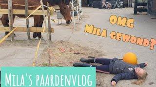 Mila paardenvlogger #vlog 8 - Oh nee!! gewond??!! en shoppen ladies night epplejeck!