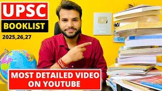 Complete Booklist for Prelims and Mains UPSC | UPSC IAS Booklist | Books for UPSC IAS