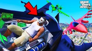 Franklin Anonymous Hacker Trying To Escape Army In GTA 5 | SHINCHAN and CHOP